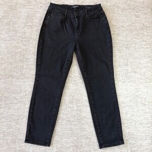 Judy Blue Women Jeans 13 31 Black Denim‎ Slim Fit Gracie James Stretch Mid Rise